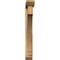 Ekena Millwork Imperial Slat Smooth Bracket w/ Offset Brace, Western Red Cedar, 5 1/2"W x 38"D x 44"H BKT0604X38X44IMP06SWR - alternate 4